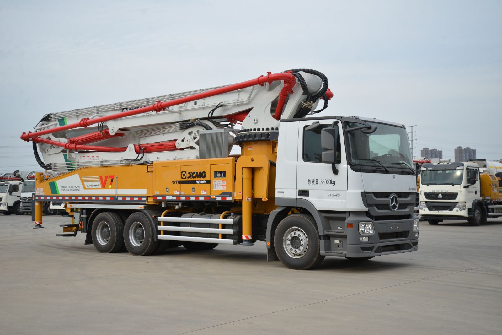 Truck-Mounted Concrete Pump — HB50V